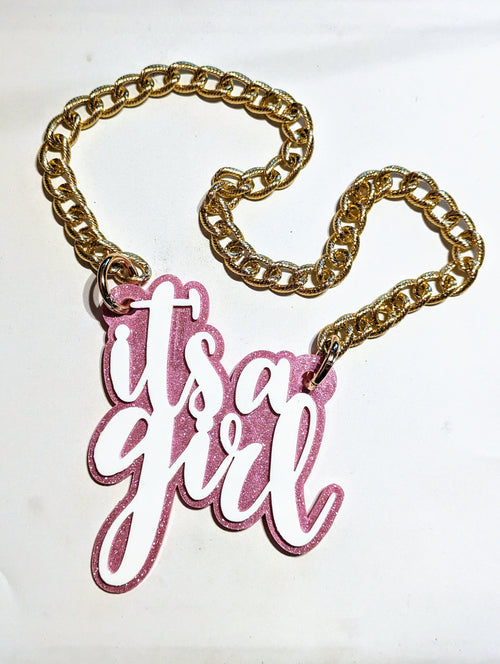 Baby Shower Hype Chain | Baby Announcement Photo Prop | Adoption Shower Hype Chain