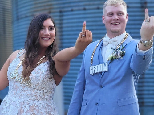 Bride and Groom Turnover Chain